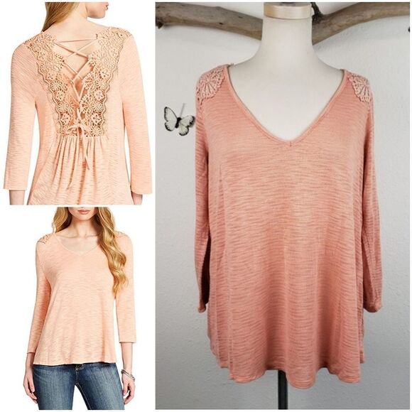 Jessica Simpson lace up tunic - Picture 1 of 7